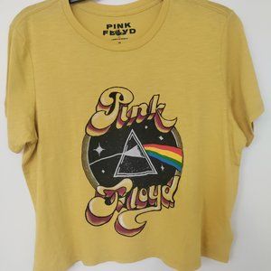 Women's Yellow Pink Floyd T Shirt Medium